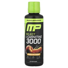 신상할인판매 MusclePharm Select L-카르니틴 3000 복숭아 천도복숭아 480ml(16fl oz) 최저가격, MusclePharmSelectL카르니틴3000복숭아천, 1개, 480ml