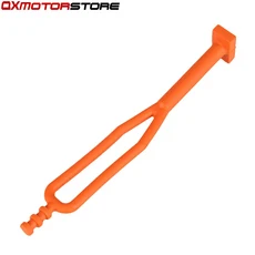 바이크 오토바이 킥 스탠드 사이드 고무 스트랩 KTM 125 150 200 250 350 450 500 EXC 6 일 Tpi, 01 Orange, 1개