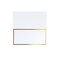 鮮花賀卡桌卡 祝福語留言卡 簡約花藝生日蛋糕卡片, 白色【1包20片】, 1個