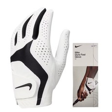 나이키 듀라필 골프 장갑 (왼손장갑 2개입) 남성용 S/M/ML 여성용 S/M, 펄 화이트/펄 화이트/블랙, 1개