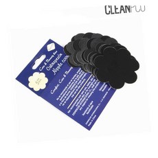 MN 꽃모양 블랙 니플밴드 여성니플패치