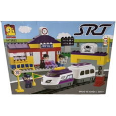 옥스포드 SRT 기차블록 2822 114p, 혼합색상, 1개