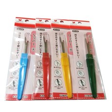 【KAWAGUCHI 河口牌】彩色拆線器(大) 拆線刀 大拆刀 日本原裝進口, 1個, 黃(1支/包), 黃