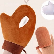 로션도포 전용장갑 2매 톤업제품 균일하게바르기 셀프태닝 마사지보조도구, 1개