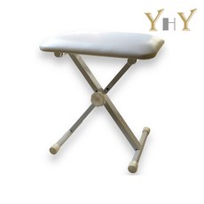 YHY KB215 電鋼琴椅 電子琴椅 可調整高度 台灣製 – 立恩樂器, 白色