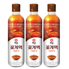 cj 백설 꽃게액, 3개, 500ml