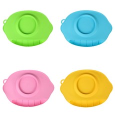 蔓葆 矽膠兒童餐墊 學習餐墊，食品級矽膠，防滑易清洗，寶寶餐桌好幫手, 黃色, 1個