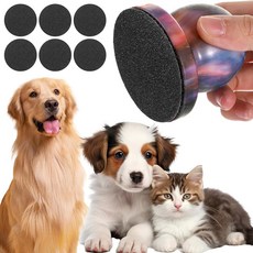 6Pc 교체 가능한 파일링 디스크가 있는 강아지 네일 파일 안전하고 쉬운 케어를 위한 스크래치 보드 보드는 강아지와 고양이를 부드럽고 한 손톱을 보장합니다, Blue