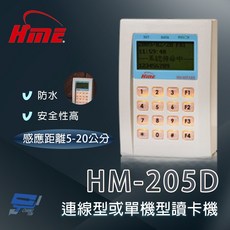 昌運 HM-205D 連線型或單機型讀卡機, 1個