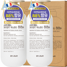 바이아우어 아로마 바디워시 화이트머스크 1020ml 2개, 1.02L