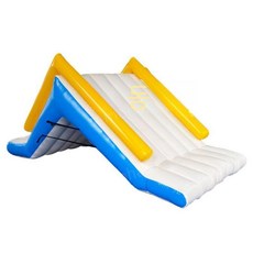 물놀이 워터 슬라이드 수영장 에어바운스 미끄럼틀, 4. 미끄럼틀 파랑흰색 4.5X2X2m