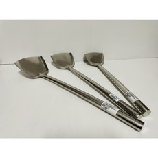 不銹鋼鍋鏟 生意用大鍋鏟 加長煎匙 不銹鋼煎匙 炒菜長鍋鏟 全鋼柄煎匙, 1個, 全鋼煎匙1號大（不適用超商取貨）