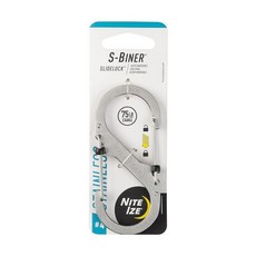 Nite Ize LSB4-11-R3 카라비너 사이즈 #4 스테인리스, Stainless