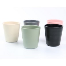 다회용 물컵 1P 파스텔 전자레인지용 안전컵, 핑크