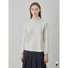 올리비아로렌 레이스패치티셔츠 VOBAL5S1111 45087613 604591, 블랙 90