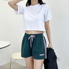보슈아 sado 여성 투라인 3부 트레이닝 반바지 숏팬츠 허리밴딩 66까지SS1011W