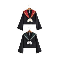 교복몰 (대여) 여자 긴팔 마린 세라복 블라우스 유니