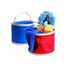 접이식 낚시물통 물고기담는통 낚시바구니 양동이 9L, 접이식버블물통9L