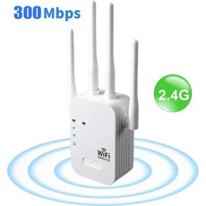 5G 4G 듀얼 신호 네트워크 장거리 무선 WIFI 밴드 라우터 300MBPS 1200MBPS 익스텐더 부스터 리피터, 300Mbps 4 antenna, EU 플러그, 1개