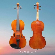 【貝克父子提琴】小提琴 Dawn 曙光 初學 入門 高品質 全尺寸, 1個, 3/4 Dawn 小提琴