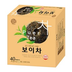 송원 우리차 모음 중 보이차 40T 티백 건강차, 40개입, 1개