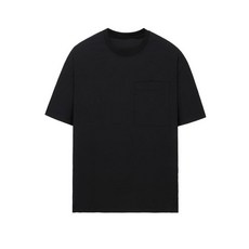 질스튜어트뉴욕 맨 [S사이즈 특가][질스튜어트뉴욕] 블랙 시어서커 라운드넥 포켓 디테일 반팔티셔츠 JNTS2B309BK 399059