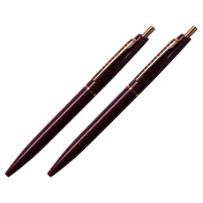 안테릭 유성 볼펜 0.5mm BP1, 마룬, 2개