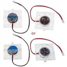 40mm 사각 무소음 냉각 팬 12V 2Pin DC 브러시리스 저소음 PC 컴퓨터와 호환 가능 f, 1개, 1. Black