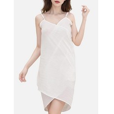 mfnc050187 - 순면 소프트 스트링 랩업 골프 목욕 가운 골프가운 샤워 수영장