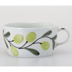 日本製 Olive 系列湯杯 波佐見燒, 綠色, 1個
