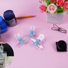 소품 종이 문서 플라스틱 집게 1P 튜브집게 학용품집게 다용도집게 문서집게 동물집게 소품집게