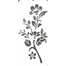 ST-CU5-0016型染版 蝶古巴特DIY鏤空模板 塗鴉模版 繪畫模版, 1個, ST-CU5-0016