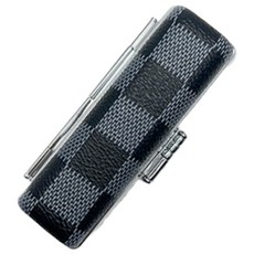 도장 케이스 파우치 지갑 보관함 도장집 개인 법인 인감도장 옐로우골드, 체크블루