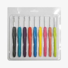 JT 뜨개질바늘 코바늘세트 실리콘 코바늘 9종 뜨개바늘 코바늘뜨기