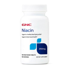 GNC 健安喜 菸酸 250mg 素食片, 1個, 100 件