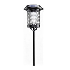 太陽能滅蚊燈 庭院花園別墅專用 3500V電擊網 IPX4防水, 【立座款】69.5坪自動滅蚊蠅蛾蟲