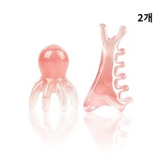 WEKILI 괄사 마사지 4종세트 두피 바디 얼굴 승모근 콧대 종아리 목 어깨 전신 지압 괄사 마사지기, 핑크괄사2종, 1세트