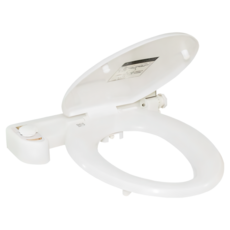 三合一免痔馬桶座，智能沖洗烘乾暖座，簡易安裝提升衛浴體驗, 米黃