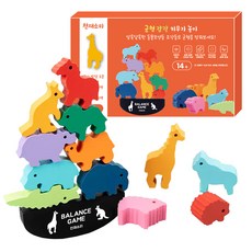 천재소리 균형 감각 키우기 놀이 보드게임, 동물모형