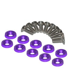 10 세트 전기 스쿠터 패스너 나사 핸들 바 나사 와셔 Dualtron 1 2 3 Thunder Eagel Ultra Zero 9 부품, [05] Purple