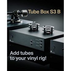沐耳 Pro-Ject 真空管MM/MC唱頭放大器Tube Box S3 B 具備Mini-XLR平衡傳輸（黑）, 1個