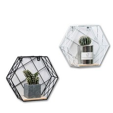 六角造型收納層架 飾品直栽層架 極簡風 Z150, 白色