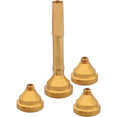 금 트럼펫 마우스피스 4개 금색 컵 7c 5c 3c 1.5c, 금 트럼펫 마우스피스 4개 금색 컵 7c 5c 3c 1