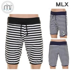 다온샵 수영복 (MLX) 남자 스트라이프 웨이크 숏 여름 반바지 팬츠 비치 반바지-DM_135