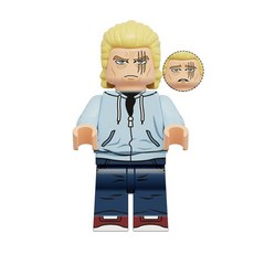 원펀맨 대머리 제노스 토네이도 미니 빌딩 블록 피규어 세트 애니 호환 캐릭터 장식, K2267 킹