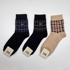 [백화점 홈쇼핑 정품] 닥스 DAKS 남성 신사양말 3족 정장양말 선물세트 26315