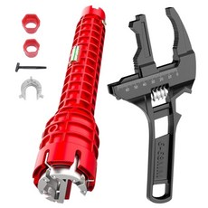 세면대 몽키스패너 수전 전용 렌치 싱크대 수도관 렌치 8 in 1, 1세트