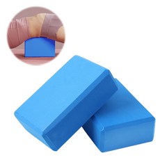 DN 요가블록 2개입 필라테스 폼 소도구 홈트 용품 블루