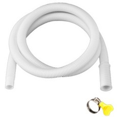 에어컨 배수 호스 범용 드레인 연장 연결 주름관 16mm, 1.5m, 1개