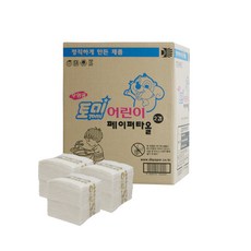 토미 어린이 페이퍼타올 핸드타올 무형광 2겹, 100개입, 60세트